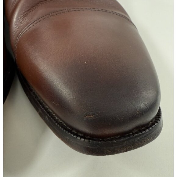Suitsupply Cap Toe Brown Leather Oxford Dress Shoes Size 44.5 US 11.5 main image 3